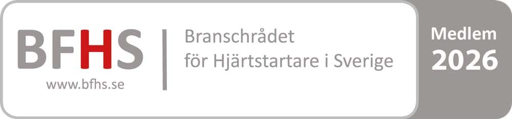 Stolt medlem i Branschrådet för Hjärtstartare i Sverige