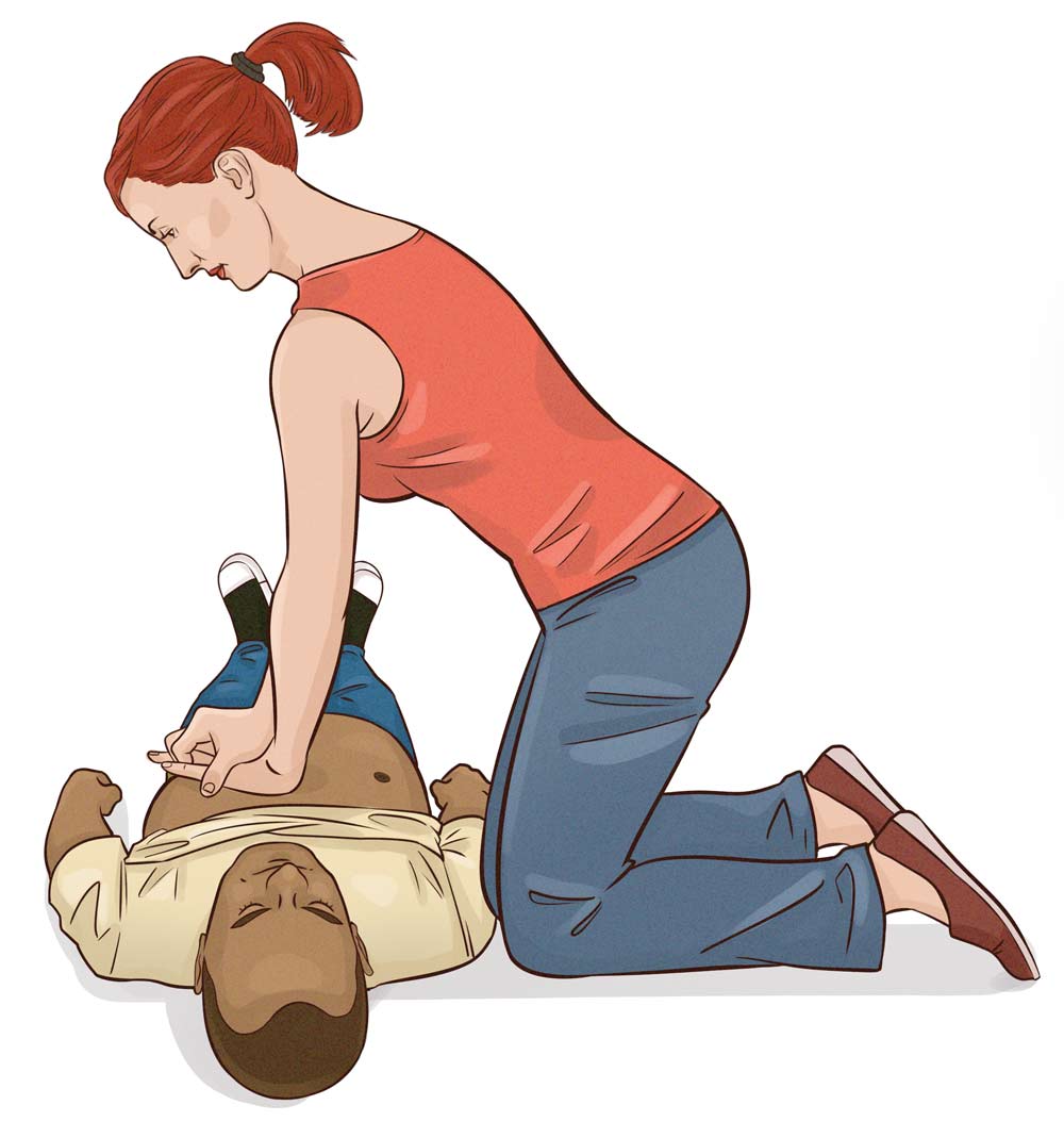 HLR, hur gör man hjärt och lungräddning