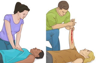 hjärt och lungräddningskurs, kurs i HLR