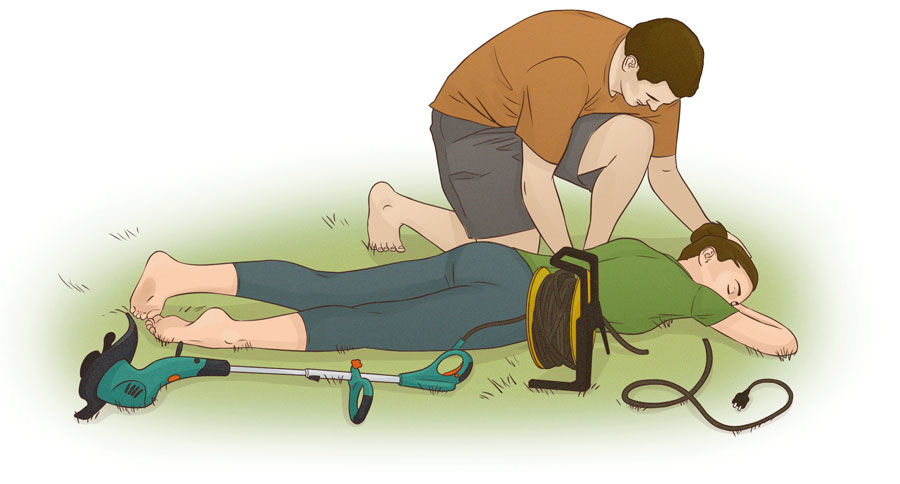 vänd på medvetslös person