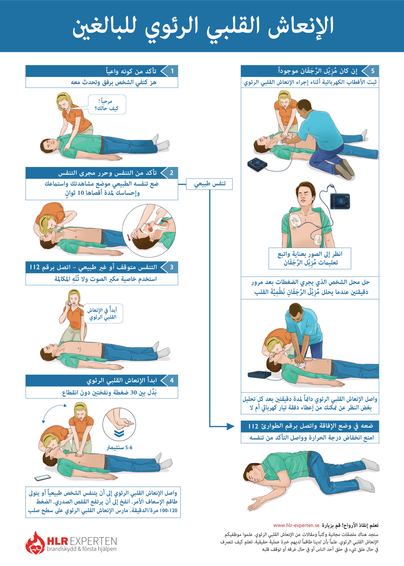 الإنعاش القلبي الرئوي للبالغين